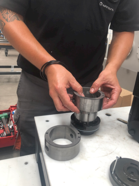 Réparation hydraulique : pompe à palettes Parker